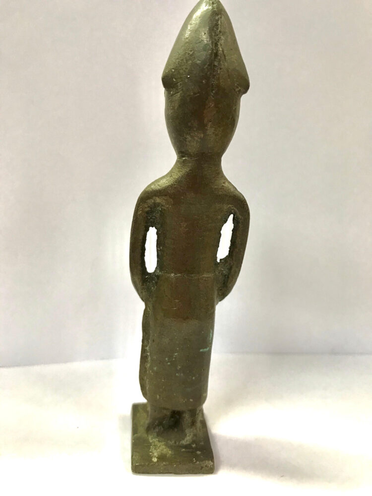 African Bronze Female figure