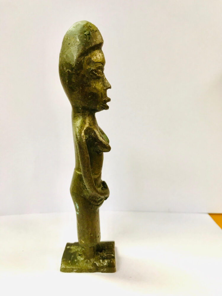African Bronze Female figure