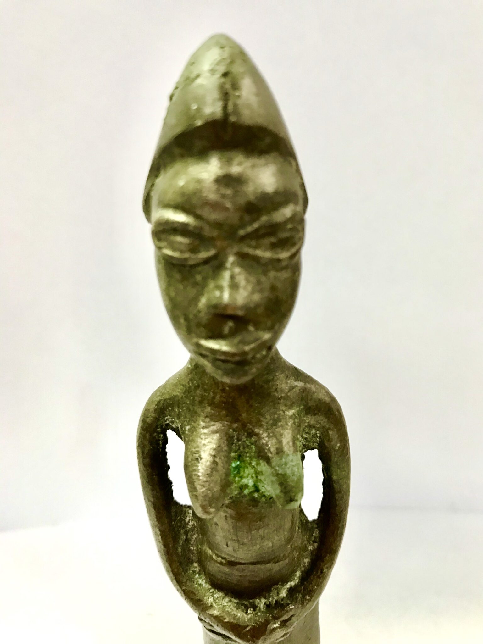 African Bronze Female figure